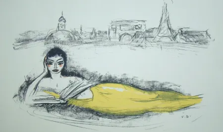 リトグラフ Van Dongen - Sirène de Paris