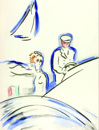 ステンシル Van Dongen - Venise- On the water