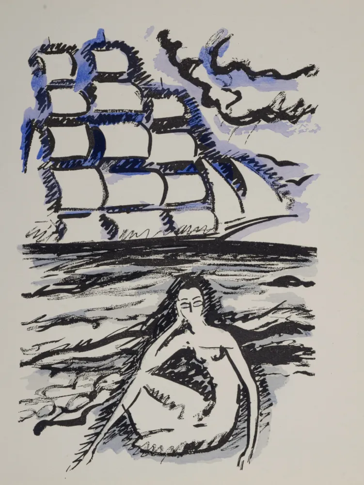 ステンシル Van Dongen - Woman Waiting For Ship