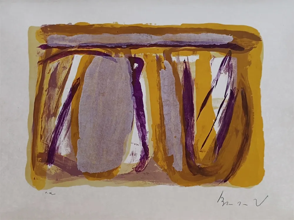 リトグラフ Van Velde - Apaisement 