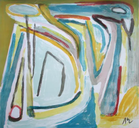 リトグラフ Van Velde - Appel