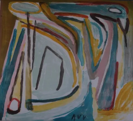 リトグラフ Van Velde - Appel