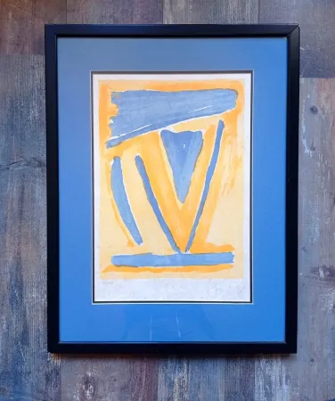 技術的なありません Van Velde - Bram van Velde - Composition abstraite, lithographie signed sur papier japon