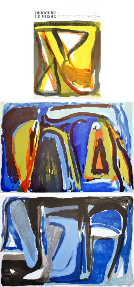 挿絵入り本 Van Velde - BRAM VAN VELDE. Derrière le Miroir n° 216. Nov. 1975.