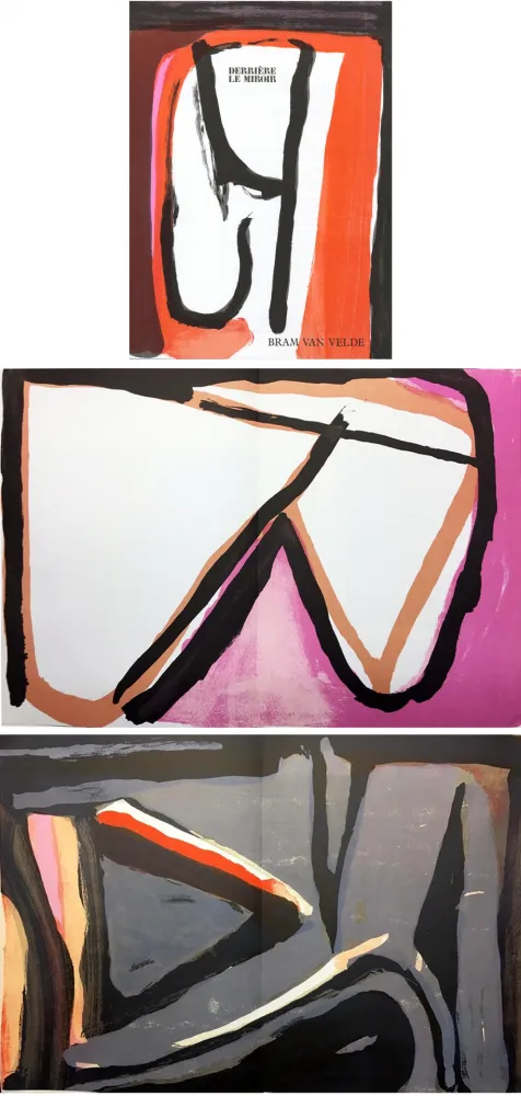 挿絵入り本 Van Velde - BRAM VAN VELDE. Derrière le Miroir n° 240. Octobre 1980.