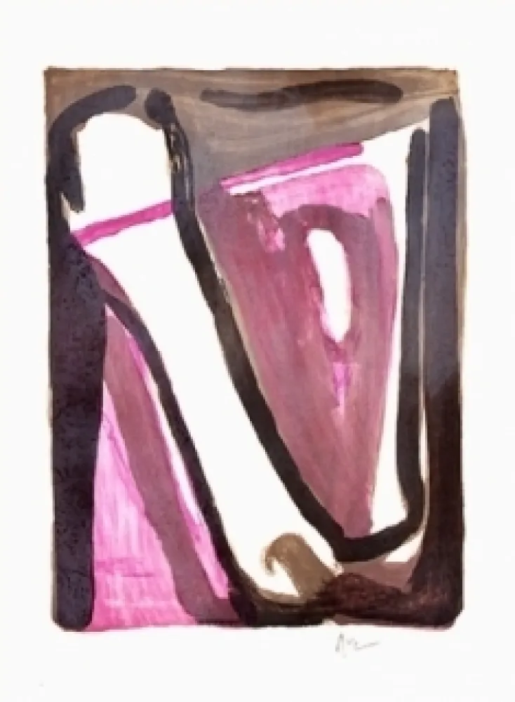 リトグラフ Van Velde - Ce qui reste