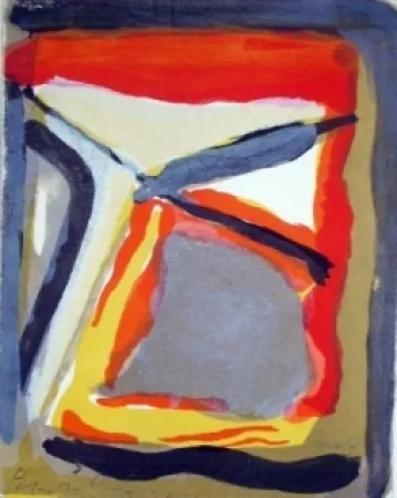 挿絵入り本 Van Velde - Celui qui ne peut se servir des mots