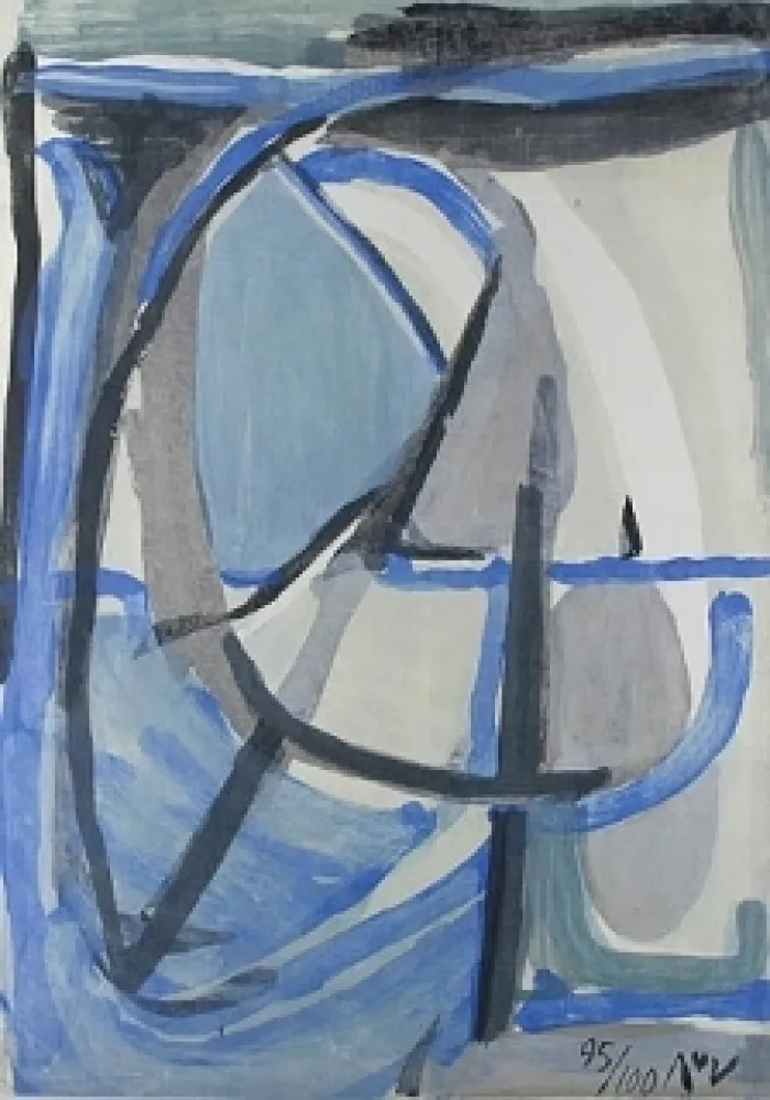 リトグラフ Van Velde - Clarté