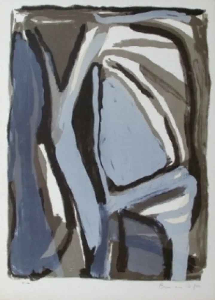 リトグラフ Van Velde - Composition 66