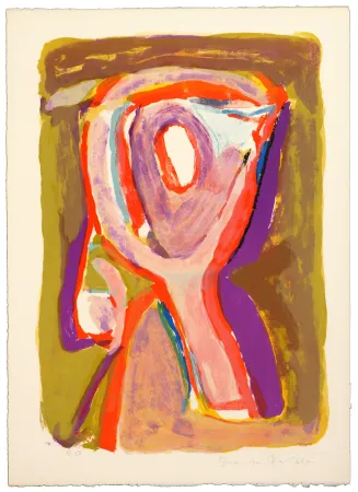 リトグラフ Van Velde - Crepuscule