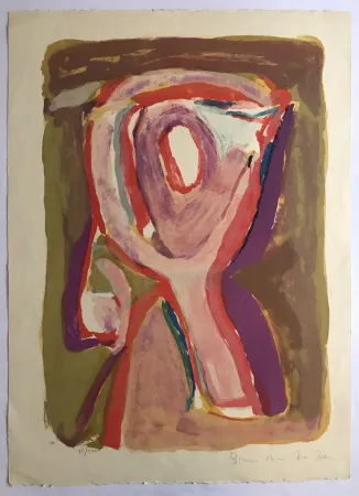 リトグラフ Van Velde - Crépuscule