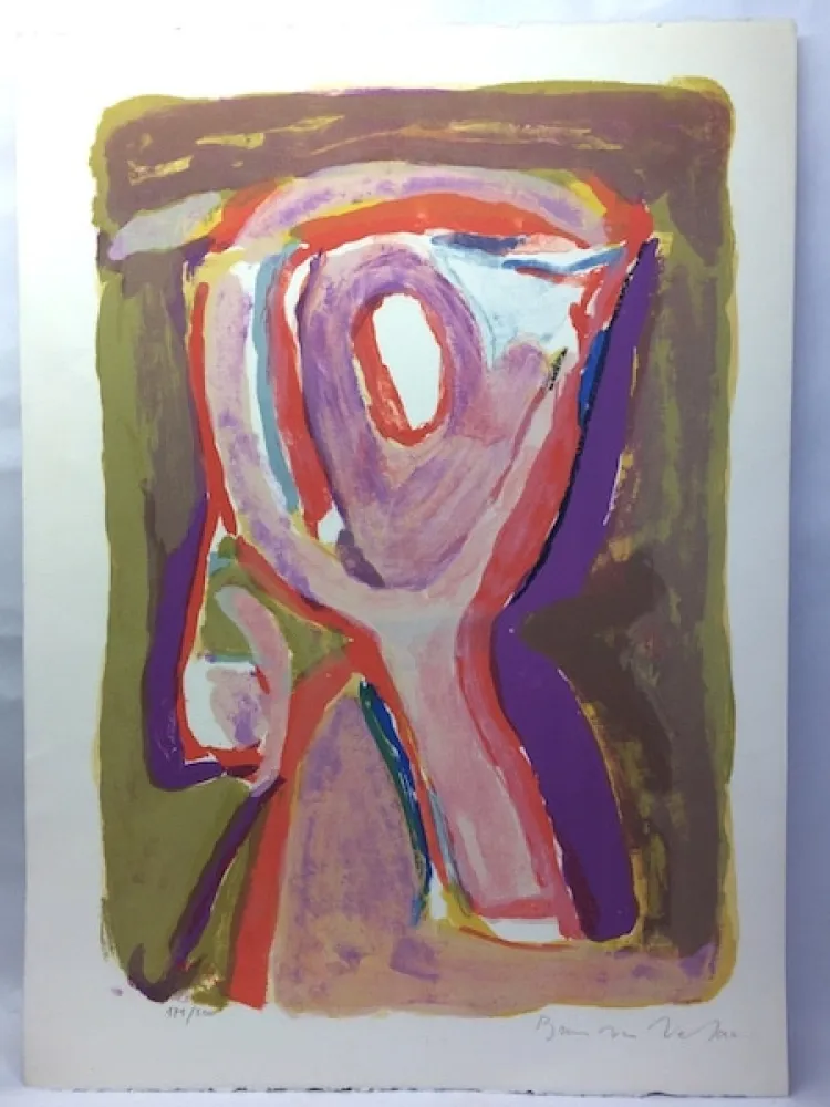 リトグラフ Van Velde - Crépuscule