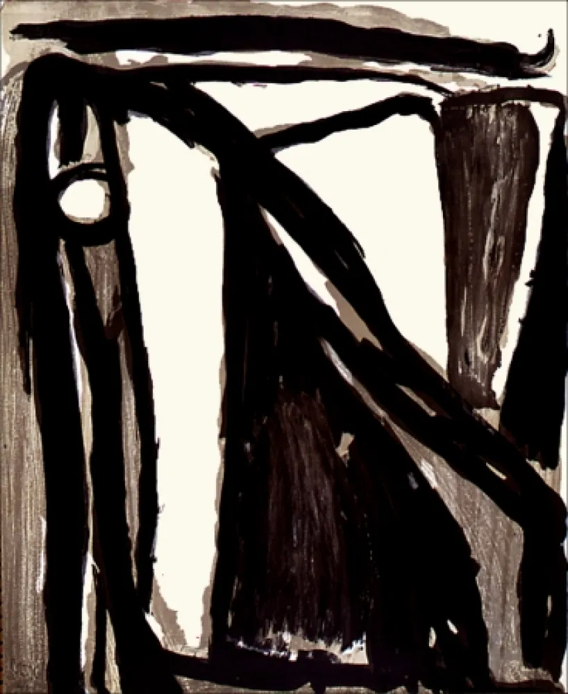 リトグラフ Van Velde - Décantement