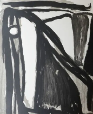 リトグラフ Van Velde - Décantement