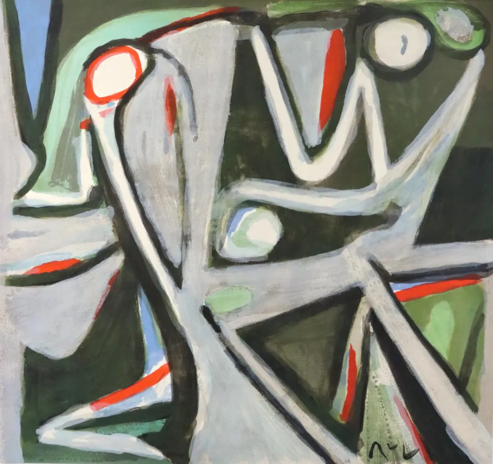 リトグラフ Van Velde - Désertique (MP 390)