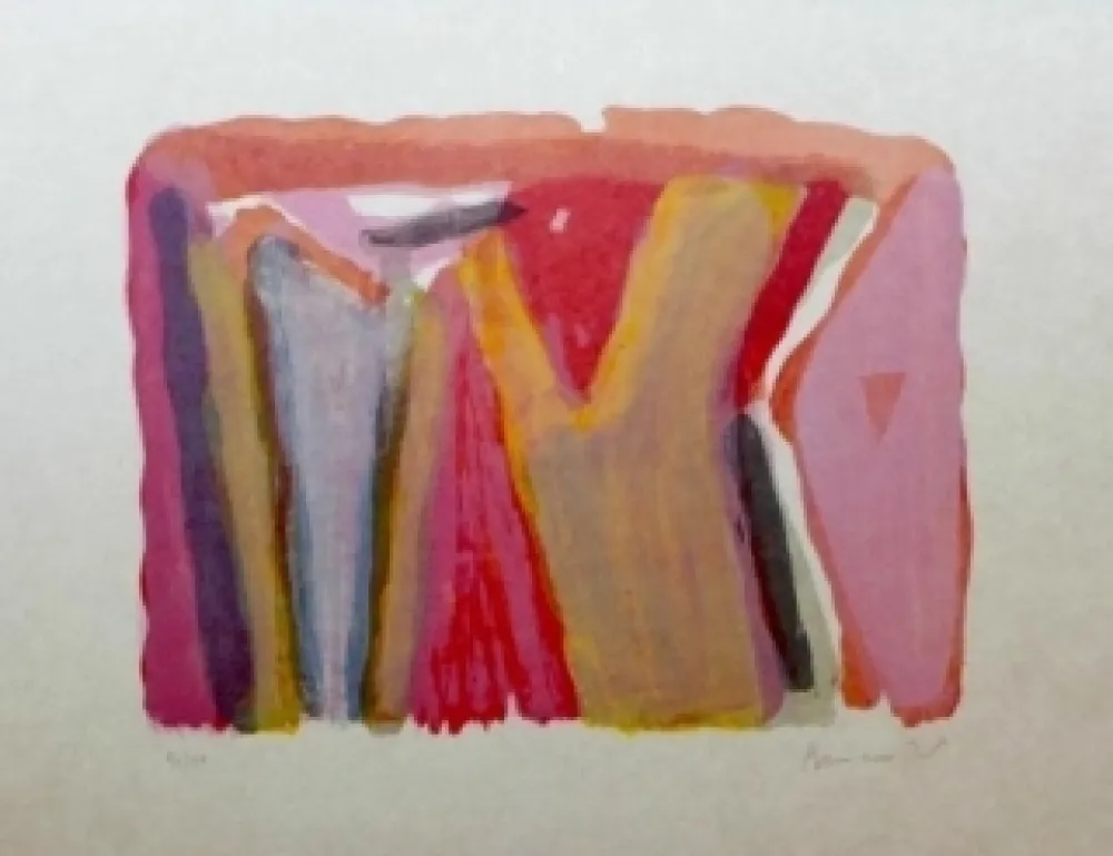 リトグラフ Van Velde - Devant