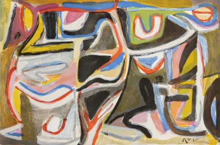 リトグラフ Van Velde - Enigme