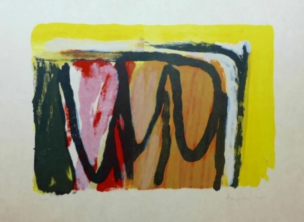 リトグラフ Van Velde - Hantise