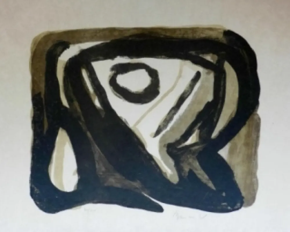 リトグラフ Van Velde - La chose