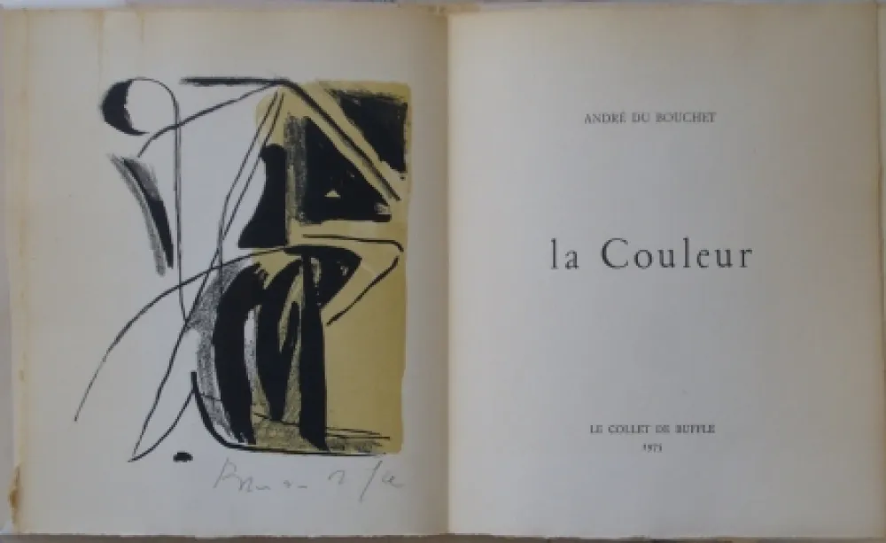 リトグラフ Van Velde - La couleur