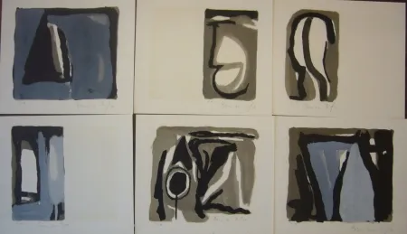 リトグラフ Van Velde - La folie du jour