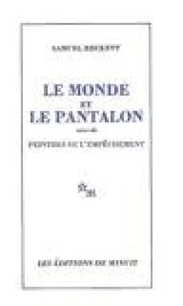 挿絵入り本 Van Velde - Le monde et le pantalon