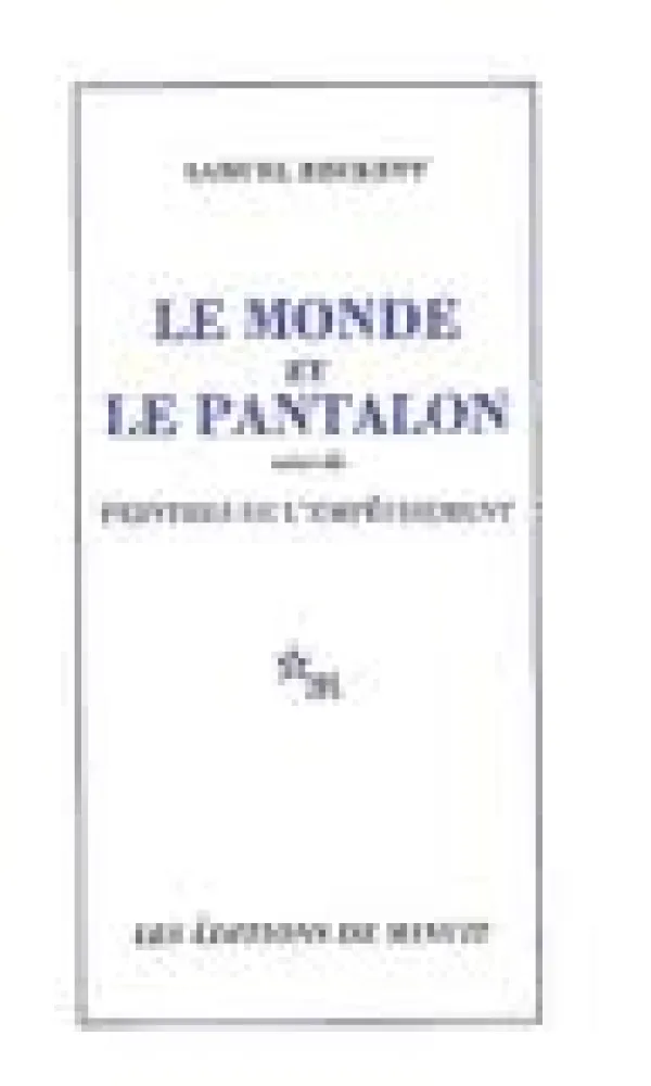挿絵入り本 Van Velde - Le monde et le pantalon