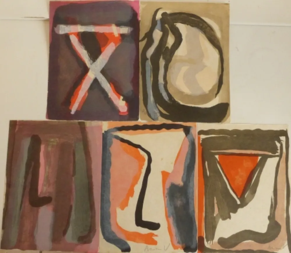 挿絵入り本 Van Velde - L'envers