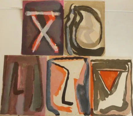 挿絵入り本 Van Velde - L'envers