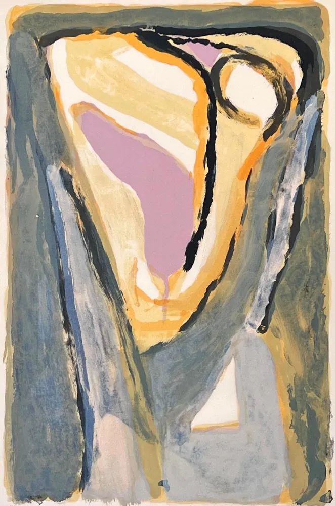 リトグラフ Van Velde - Lumière pâle 