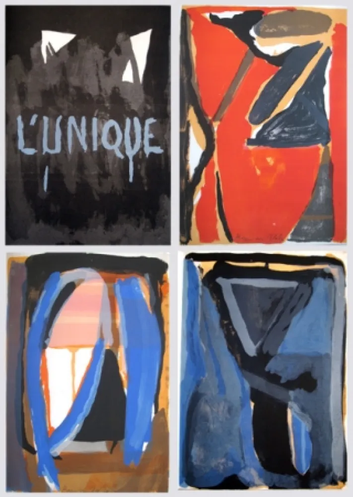 挿絵入り本 Van Velde - L'unique