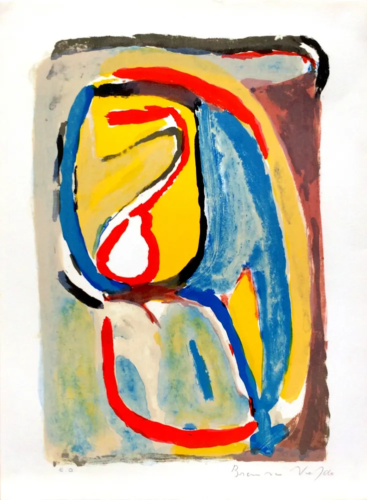 リトグラフ Van Velde - MATIN