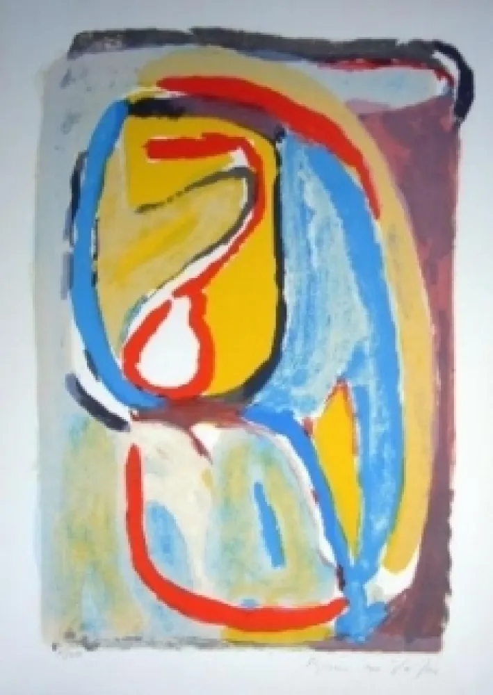 リトグラフ Van Velde - Matin