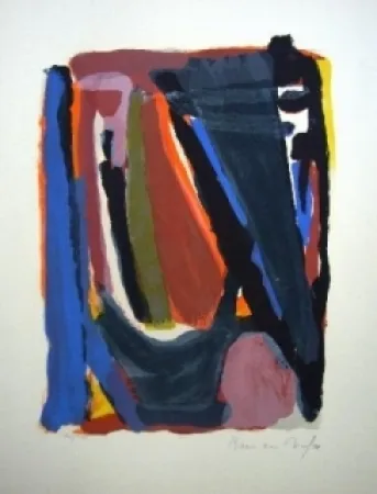 リトグラフ Van Velde - MP 101