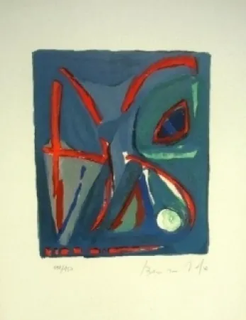 リトグラフ Van Velde - MP - 128