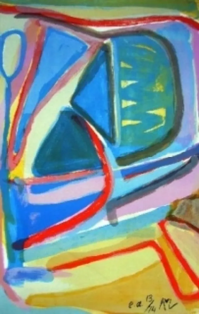 リトグラフ Van Velde - MP 138