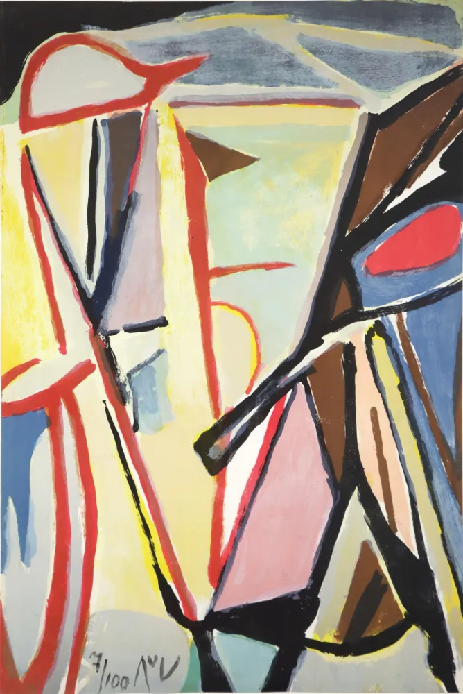 リトグラフ Van Velde - MP 151