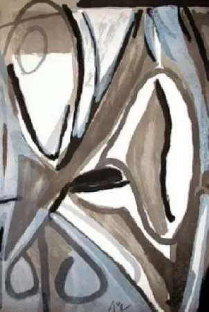 リトグラフ Van Velde - MP 153