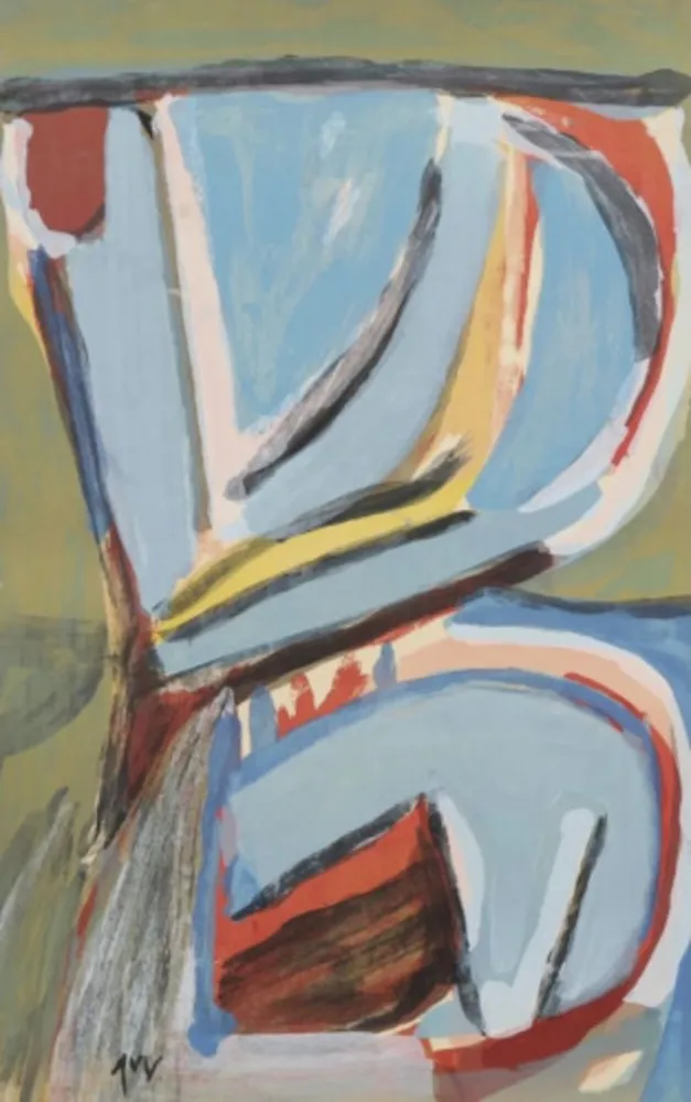 リトグラフ Van Velde - MP 167