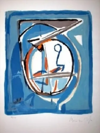 リトグラフ Van Velde - MP 181