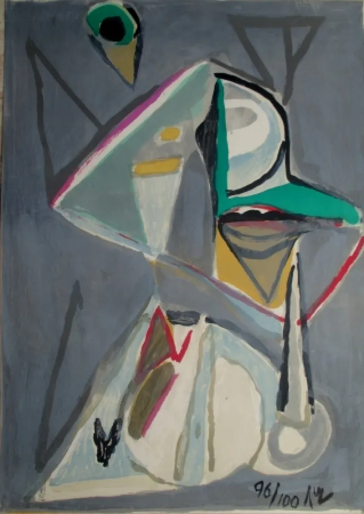 リトグラフ Van Velde - MP 193