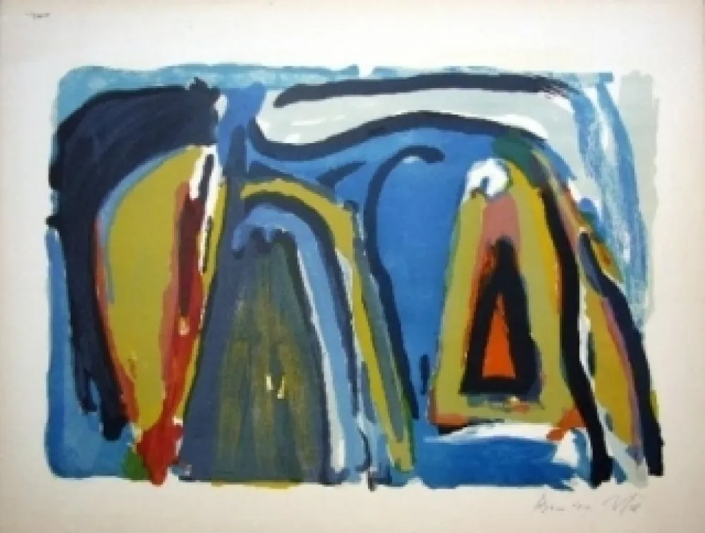 リトグラフ Van Velde - MP 209