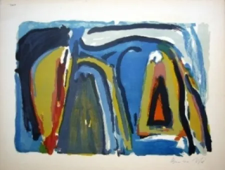 リトグラフ Van Velde - MP 209