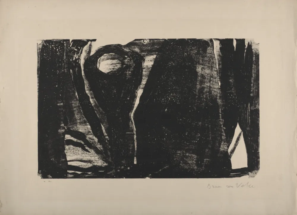 リトグラフ Van Velde - MP 21, 1962 - Hand-signed