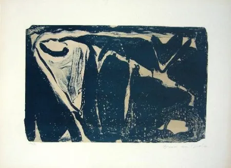 リトグラフ Van Velde - MP 25