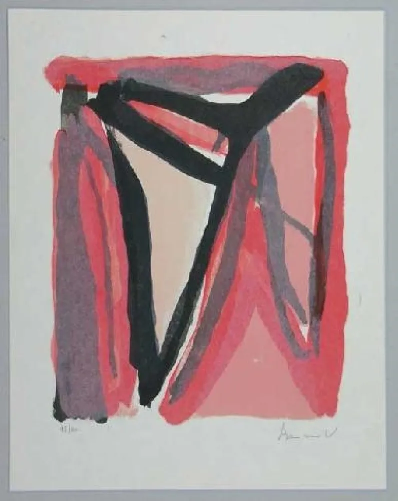 リトグラフ Van Velde - Mp 294