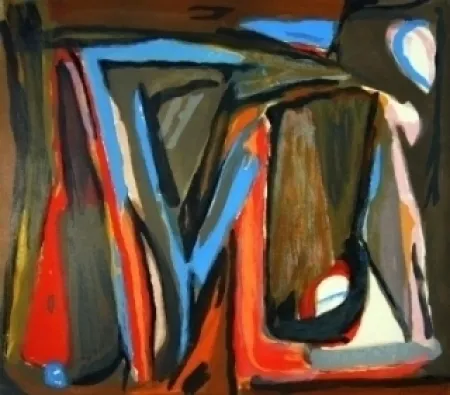 リトグラフ Van Velde - MP 316 - Le tout