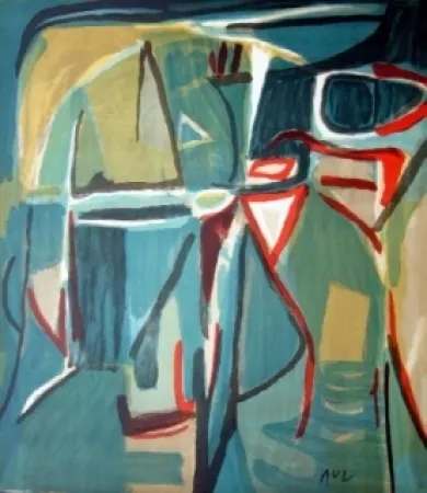 リトグラフ Van Velde - MP 362