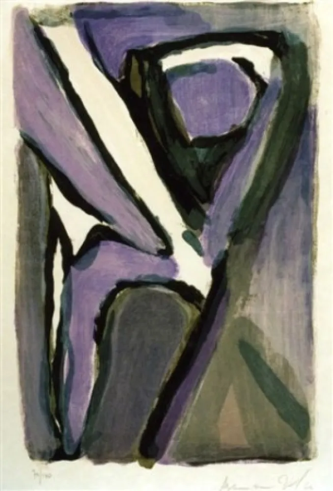 リトグラフ Van Velde - MP 383