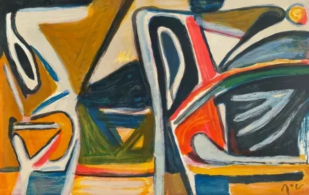 リトグラフ Van Velde - MP 387 - Exubérance